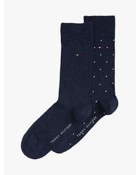 Tommy Hilfiger - 2Er-Pack Gepunktete Socken - Lyst