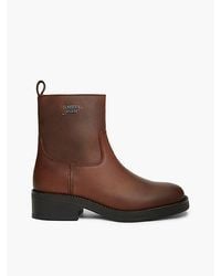 Tommy Hilfiger - Tommy Jeans Leather Soft Outsole Chelsea Boots - Lyst
