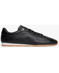 Tommy Hilfiger - Th Monogram Low Profile Leather Trainers - Lyst