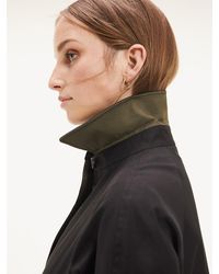 Tommy Hilfiger Essential Katoenen Trenchcoat - Zwart