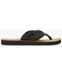 Tommy Hilfiger - Th Monogram Plaque Hemp Flip-Flops - Lyst