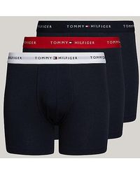 Tommy Hilfiger - Pack de 3 calzoncillos bóxer Essential con logo - Lyst