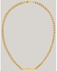 Tommy Hilfiger - Ionic Gold-plated Chain-link Necklace - Lyst