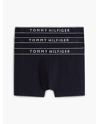 Tommy Hilfiger - 3 Pack Essential Logo Waistband Trunks - Lyst