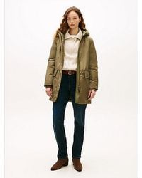 Tommy Hilfiger - Contrast Hood Padded Parka - Lyst