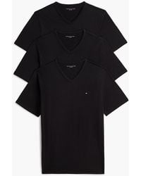 Tommy Hilfiger - 3-Pack Signature V-Neck Jersey T-Shirts - Lyst