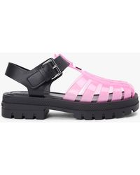 Tommy Hilfiger - Jelly Chunky Cleat Fisherman Sandals - Lyst
