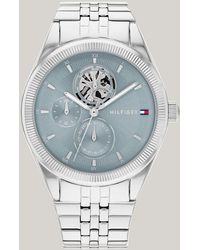 Tommy Hilfiger - Ice Blue Dial Stainless Steel Bracelet Watch - Lyst