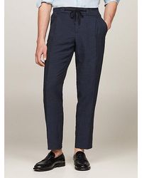 Tommy Hilfiger - Pantalón de corte slim con cordón - Lyst