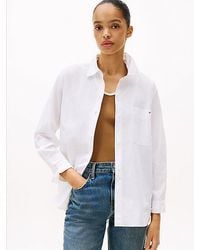 Tommy Hilfiger - Classic Oversized Fit Poplin Shirt - Lyst