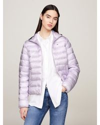 Tommy Hilfiger - Quilted Logo Tape Puffer Jacket - Lyst