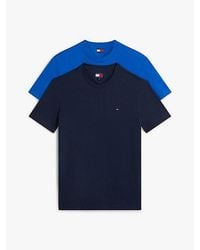 Tommy Hilfiger - 2-Pack Tommy Flag Extra Slim T-Shirts - Lyst