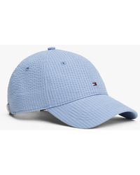 Tommy Hilfiger - Hilfiger Flag Seersucker Baseball Cap - Lyst