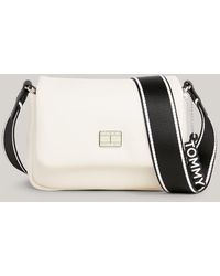 Tommy Hilfiger - Logo Flap Small Crossover Bag - Lyst