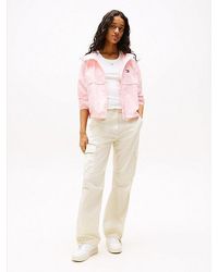 Tommy Hilfiger - Pantalón Cargo Amplio De Cintura Media - Lyst