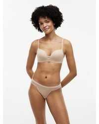 Tommy Hilfiger - Wireless Padded Push-Up Triangle Bra - Lyst