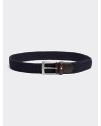 Tommy Hilfiger Ceinture tressée - Bleu