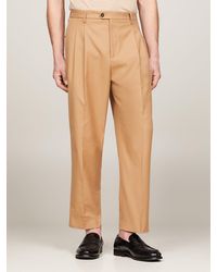 Tommy Hilfiger - Pleated Pressed Crease Regular Fit Trousers - Lyst