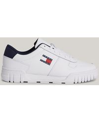 Tommy Hilfiger - Essential Leather Cupsole Trainers - Lyst
