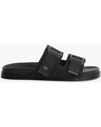 Tommy Hilfiger - Webbing Strap Buckle Suede Sandals - Lyst