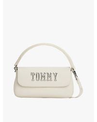 Tommy Hilfiger - Crossbodytas Met Flap En Handvat - Lyst
