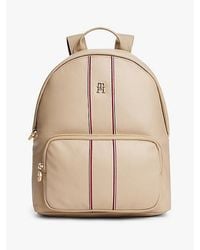 Tommy Hilfiger - Weicher Kuppelförmiger Rucksack Mit Tommy-Tape - Lyst
