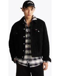 Tommy Hilfiger - Veste Trucker Décontractée En Polaire - Lyst