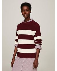 Tommy Hilfiger - Relaxed Fit Trui In Tricotsteek - Lyst