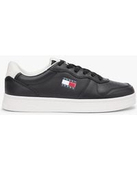 Tommy Hilfiger - The Greenwich Leather Contrast Heel Trainers - Lyst