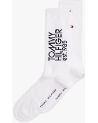 Tommy Hilfiger - 2-Pack Logo Mesh Panel Socks - Lyst