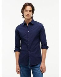 Tommy Hilfiger - Slim Fit Poplin Shirt - Lyst