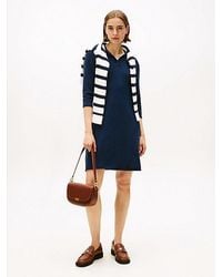 Tommy Hilfiger - Fit-And-Flare-Minikleid Aus Softer Wolle - Lyst