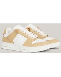 Tommy Hilfiger - The Brooklyn Leather Contrast Panel Trainers - Lyst