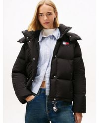 Tommy Hilfiger - Alaska Pufferjack Met Donsvulling En Capuchon - Lyst