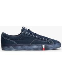 Tommy Hilfiger - Archive Flag Stripe Washed Canvas Trainers - Lyst