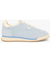 Tommy Hilfiger - Low Profile Suede Serrated Trainers - Lyst