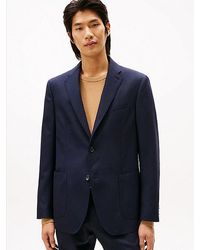 Tommy Hilfiger - Americana En Lana Con Textura De Canasta - Lyst