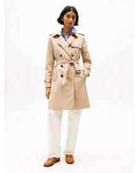 Tommy Hilfiger - Trench-Coat Ajusté Déperlant - Lyst