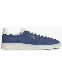 Tommy Hilfiger - The Greenwich Metallic Logo Suede Trainers - Lyst