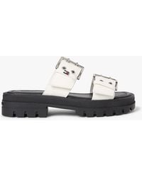 Tommy Hilfiger - Chunky Cleat Double Buckle Sandals - Lyst