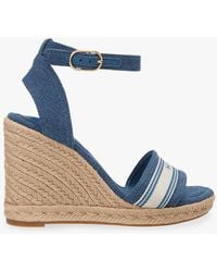 Tommy Hilfiger - Canvas Wedge Espadrilles - Lyst
