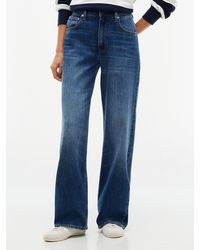 Tommy Hilfiger - Mia Mid Rise Relaxed Straight Jeans - Lyst