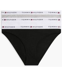 Tommy Hilfiger - Essential 3-Pack Repeat Logo Waistband Briefs - Lyst
