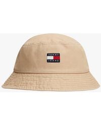 Tommy Hilfiger - Heritage Logo Washed Bucket Hat - Lyst