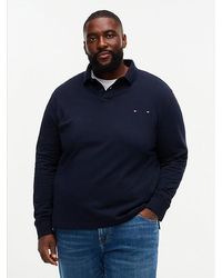 Tommy Hilfiger - Plus 1985 Regular Fit Long Sleeve Polo Shirt - Lyst
