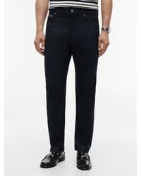 Tommy Hilfiger - New York Label Denton Slim Straight Selvedge Jeans - Lyst