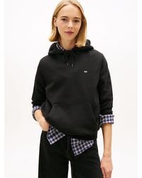 Tommy Hilfiger - Felpa Con Cappuccio E Bandierina Ricamata - Lyst