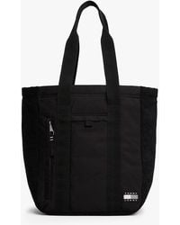 Tommy Hilfiger - Borsa Tote Tech Con Logo Tono Su Tono - Lyst