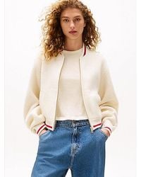 Tommy Hilfiger - The Sofia Capsule Bomberjacke Aus Wollmix - Lyst