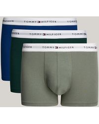 Tommy Hilfiger - 3-pack Signature Essential Logo Waistband Trunks - Lyst